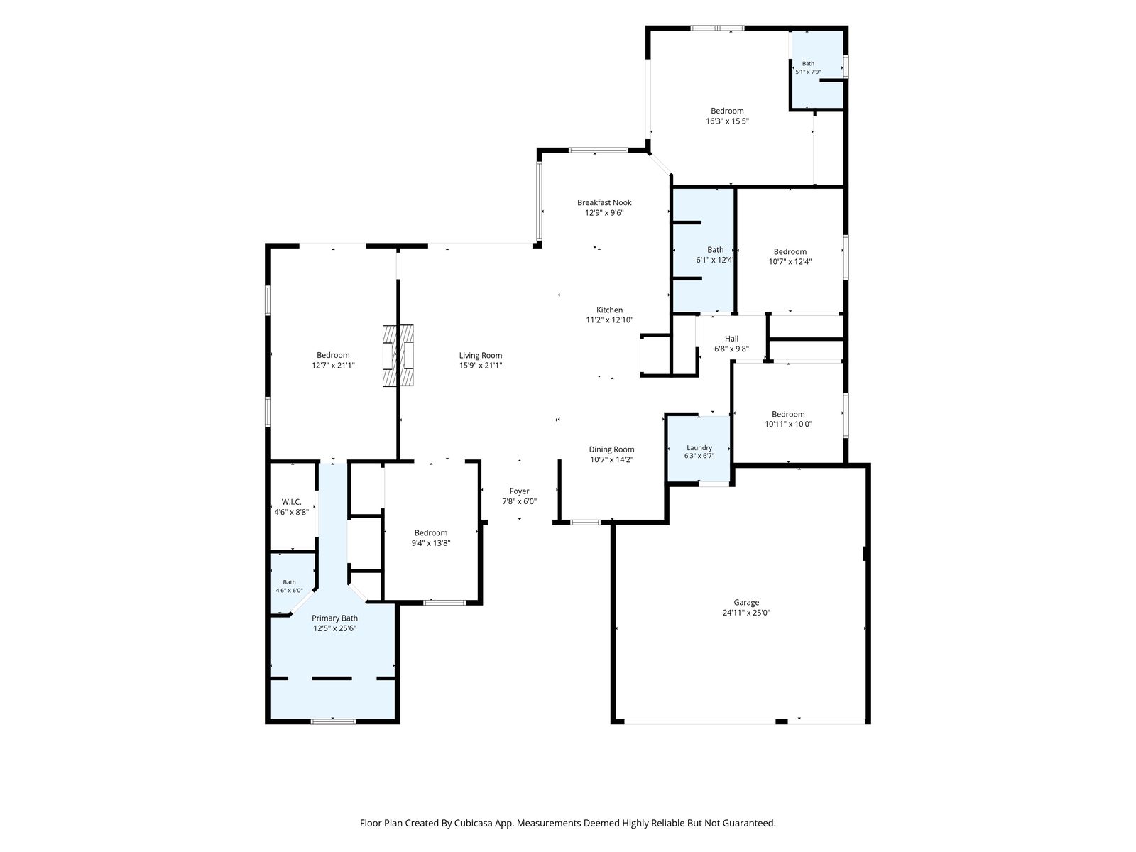 Floor plan of 1826 SW 17th Ave